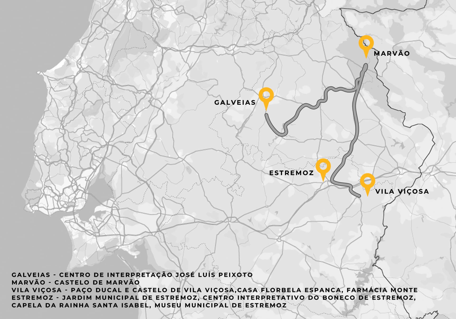 Estremoz, Vila Viçosa and Marvão